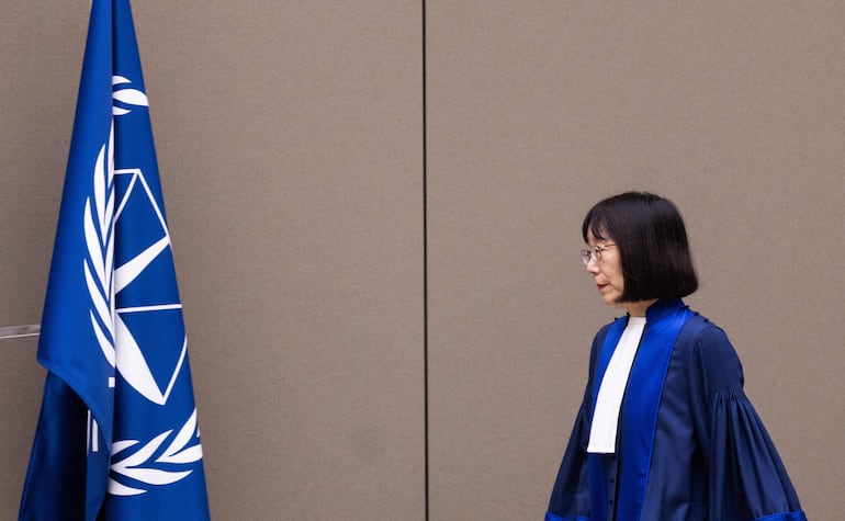 Tomoko Akane, presidenta de la Corte Penal Internacional.