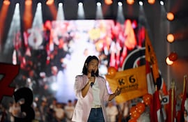 Keiko Fujimori, candidata presidencial de Perú.