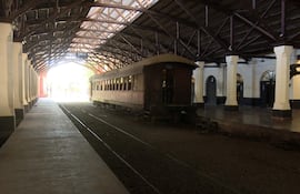 La antigua estación de tren de Asunción.