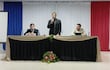 Durante el encuentro, los candidatos Blas Tito Panza, del Partido Liberal, es el candidato de consenso de la oposición y José Agustín Mendoza, del Partido Colorado, expusieron sus principales planteamientos