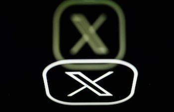 Logo de la red social X.