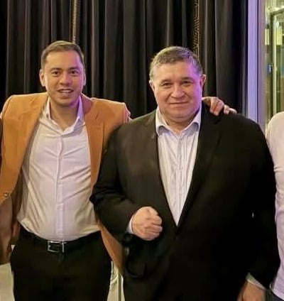 Miguel Prieto, líder de Yo Creo y precandiadto presidencial junto a Alcides Riveros, presidente del PLRA.