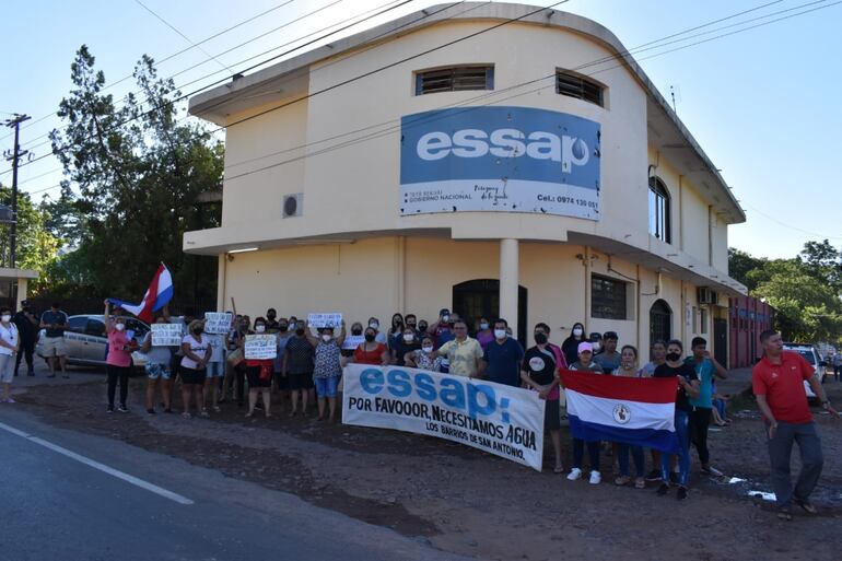 San Antonio Essap protesta