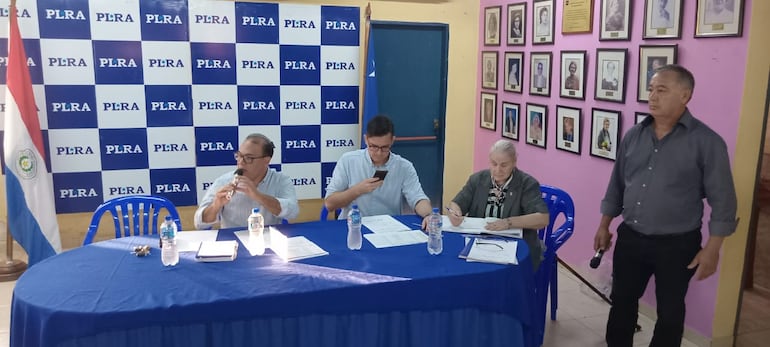 Reunión del Directorio del PLRA.