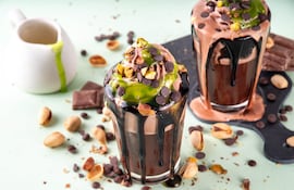 Milkshake de chocolate.