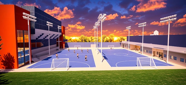 La obra del Polideportivo refleja la apuesta por infraestructura moderna que respalde el crecimiento deportivo integral del club.