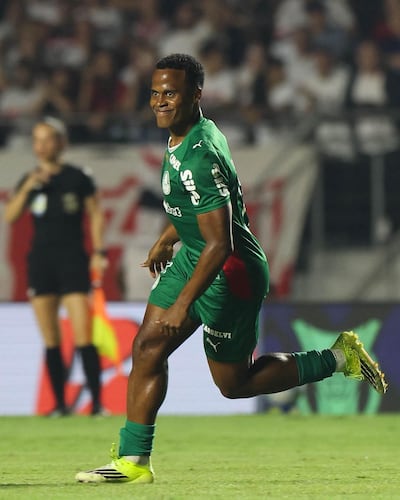 Jhon Adolfo Arias (28 años), autor del gol del Palmeiras, en el que fueron titulares los paraguayos Gustavo Gómez y Mauricio Prado. Ramón "Amiguito" Sosa ingresó en el segundo tiempo.