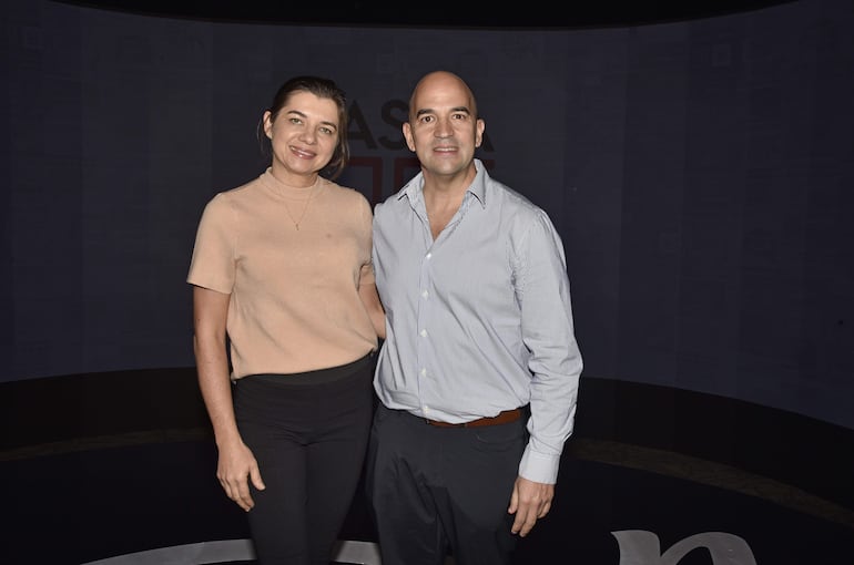 Daniel González y Caty Rebruk.