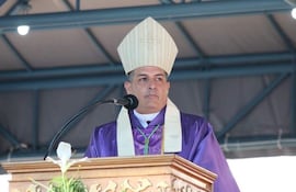Monseñor Gabriel Escobar, obispo del vicariato apostólico del Chaco.