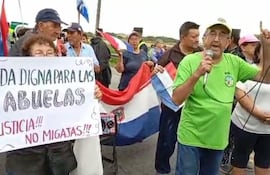 Adultos Mayores de Pilar, anuncia movilización en el dia del trabajador.