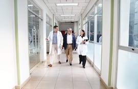 Isaías Fretes en el Hospital Ingavi