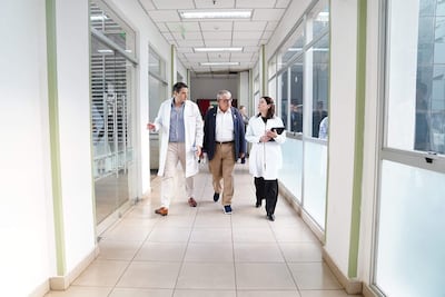 Isaías Fretes en el Hospital Ingavi