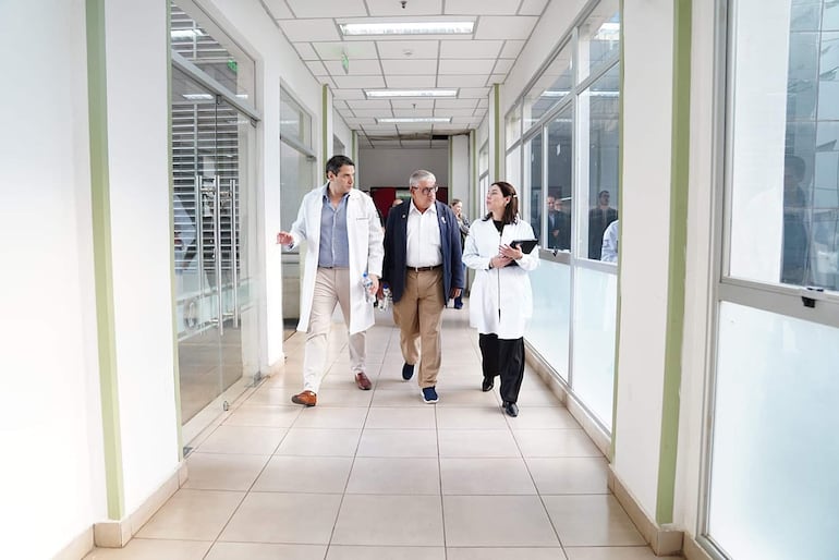 Isaías Fretes en el Hospital Ingavi