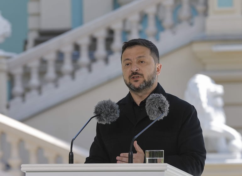 Volodímir Zelenski, presidente de Ucrania.
