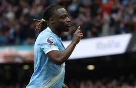 Jeremy Doku, el futbolista del momento del Manchester City.