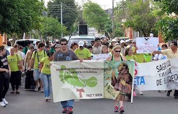 Imágenes de la caminata ecológica de 2019. (Archivo).