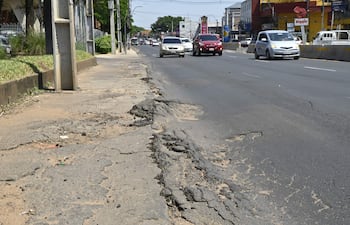 En estas condiciones se encuentra la zona del fallido metrobús.