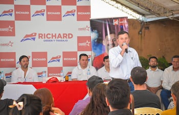 Luis Pettengill, precandidato colorado a la presidencia de la República 2028 por Fuerza Republicana, movimiento liderado por Hugo Velázquez.