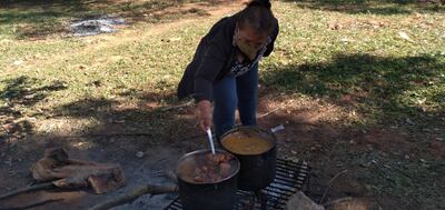 Las ollas populares son el sustento de varias familias ovetenses.