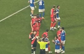 Julio Enciso y Martial Godo discutieron antes de la ejecución del penal.