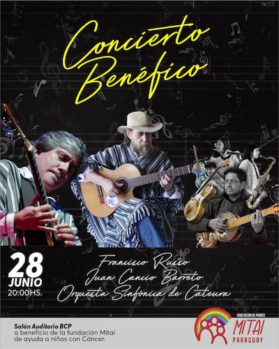 Concierto solidario a beneficio de pacientes del Hospital Acosta Ñu