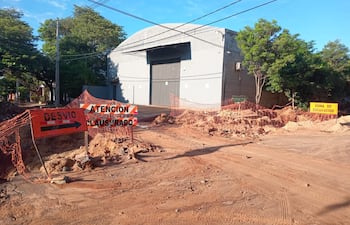 A pocos días de terminar el año, las obras en el barrio San Pablo de Asunción continúan sin concluir