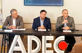 Yan Speranza, Jorge Figueredo Coronel y Rodrigo Rivarola.