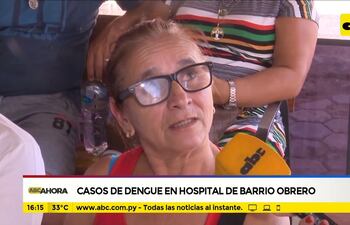 Casos de dengue en hospital de Barrio obrero