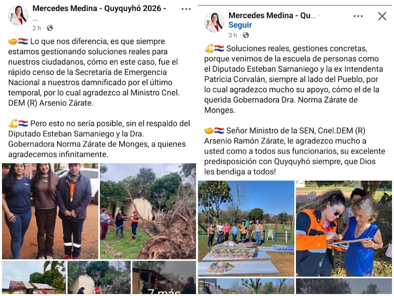 La cartista utiliza sus redes sociales para exponer el uso desvergonzado de recursos estatales.
