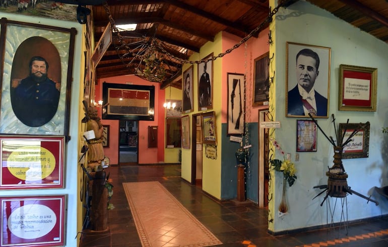 Espacio dedicado a los protagonistas de las guerras contra la Triple Alianza y la del Chaco con Bolivia.