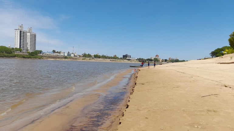 Playa Punta Arena, de Alberdi, habilitada hace unos años.