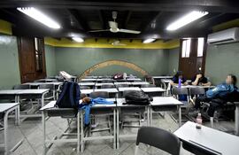 Estudiantes del Colegio Nacional Presidente Franco.