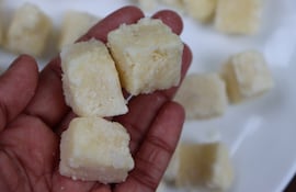 Queso congelado.