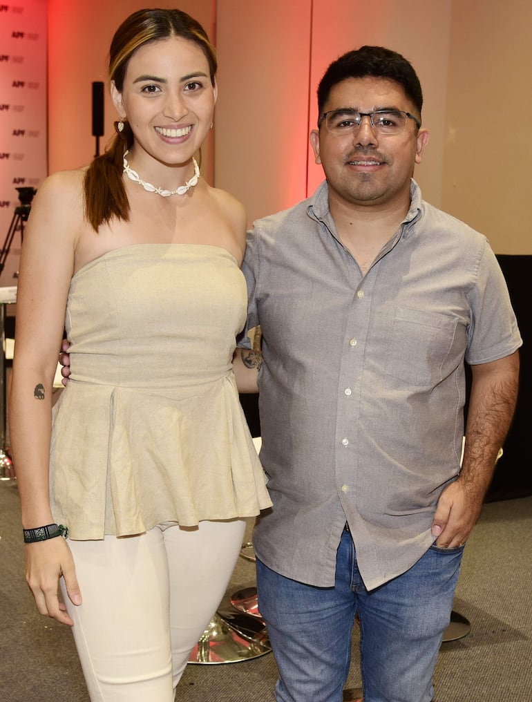 Paz Mura y Luis Amarilla. 