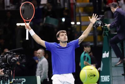 Flavio Cobolli (23 años) selló con su victoria la serie a favor de Italia contra Austria.