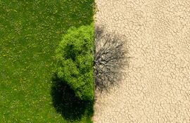 Concepto de cambio climático.