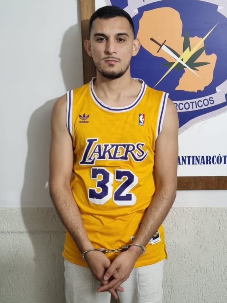Claudio Leonardo Duarte Villasanti, funcionario público capturado por narcotráfico.