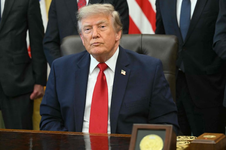 Donald Trump, presidente de los Estados Unidos.