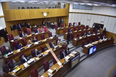 Sesión del Senado. 