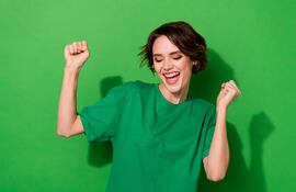 Mujer feliz.