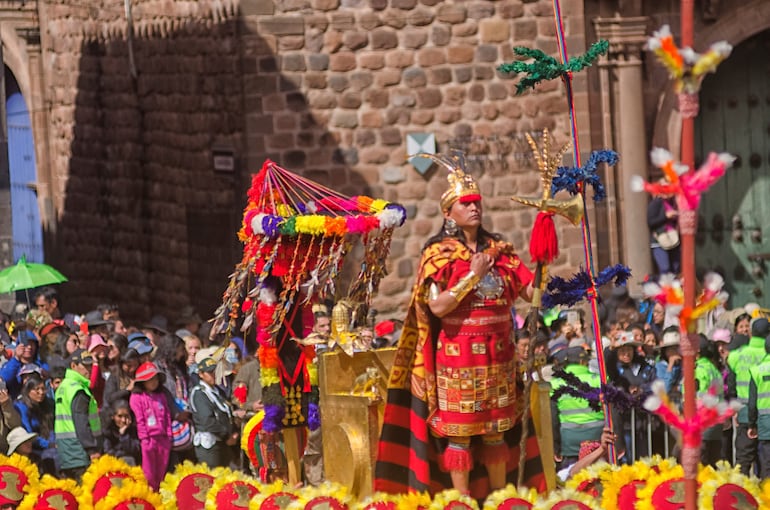 Inti Raymi en Cusco, Perú.