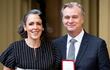 ¡Felices! Sir Christopher Nolan y Dame Emma Thomas.