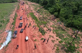 Estancia Lusipar, San Pedro, donde hubo un enfrentamiento.