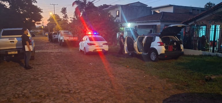 Allanamientos en Ñemby