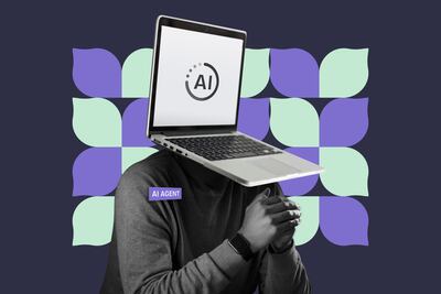 Concepto de agente de IA, imagen ilustrativa.