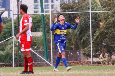 El atacante Matías Nicolás Martínez Recalde, marcó el tanto del triunfo para Sport Colonial. (Foto: APF)