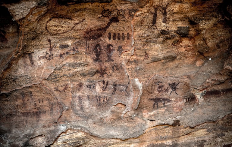 Parque Nacional Serra da Capivara, sur de Piauí, Brasil.