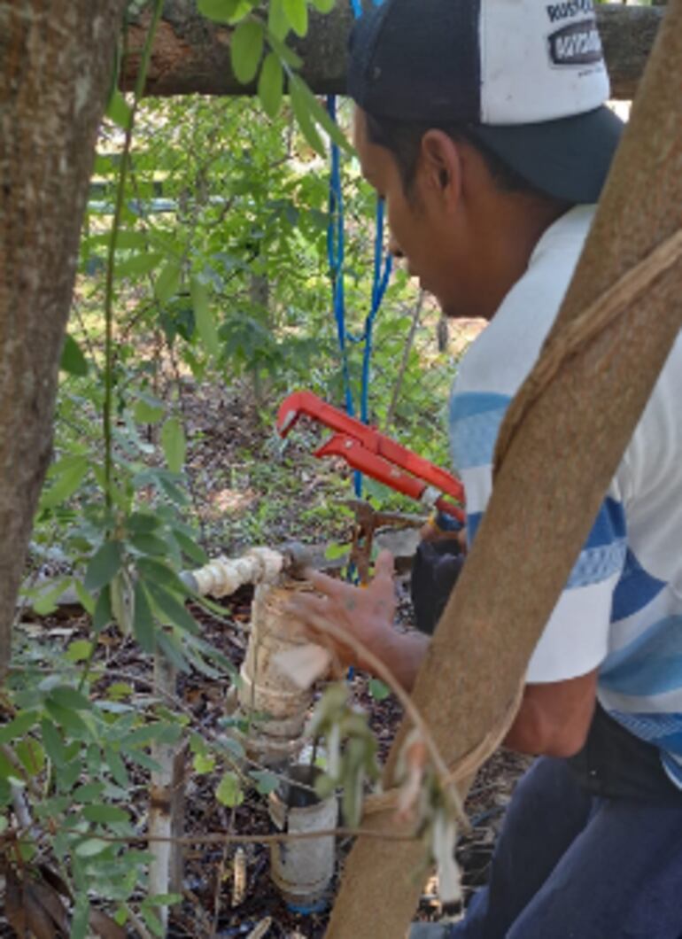Reparan cañerías en el Parque Ñu Guasú.