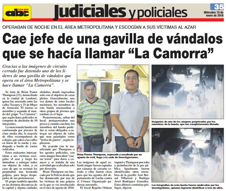 A 8 años de la primera detención de Crimen Organizado de la Policía