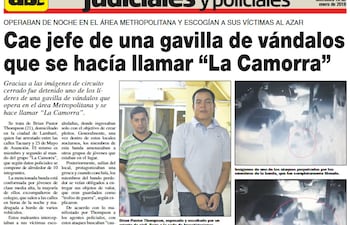 Publicación sobre la detención de Brian Pastor Thompson, en 2018.